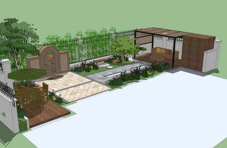 庭院布局實景圖1